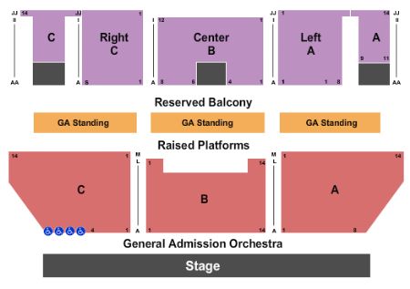 The National Tickets And The National Seating Chart - Buy The National ...