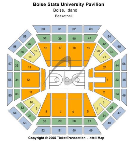 Boise State Basketball Seating Chart