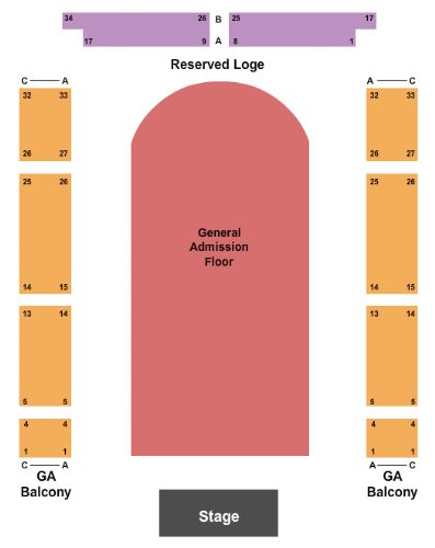 The Regency Ballroom Tickets and The Regency Ballroom Seating Chart ...