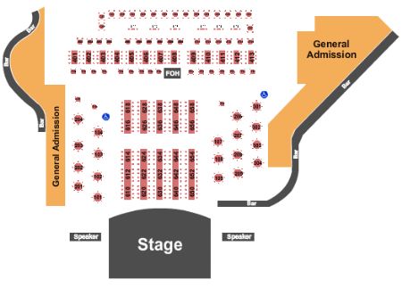 The Canyon at The Rose Tickets and The Canyon at The Rose Seating Chart