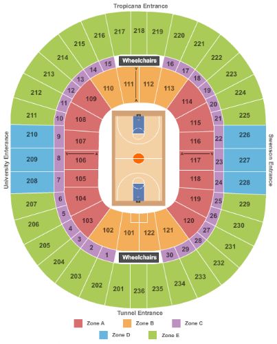 Thomas & Mack Center Tickets and Thomas & Mack Center Seating Chart ...