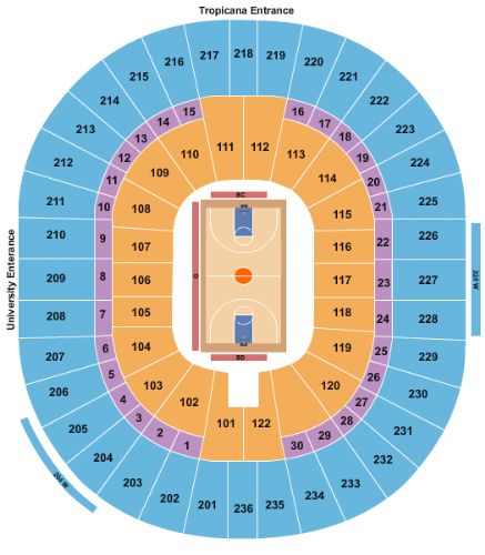 Thomas & Mack Center Tickets and Thomas & Mack Center Seating Chart ...