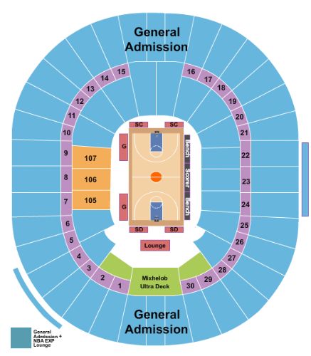 Thomas & Mack Center Tickets and Thomas & Mack Center Seating Chart