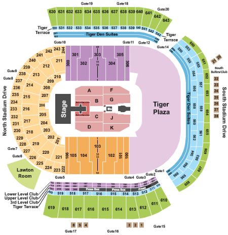 Tiger Stadium Tickets and Tiger Stadium Seating Chart - Buy Tiger ...