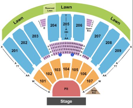 Sleep Train Pavilion Tickets and Sleep Train Pavilion Seating Chart ...