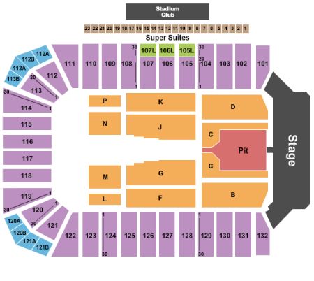 Toyota Stadium Seating Chart Off The Rails