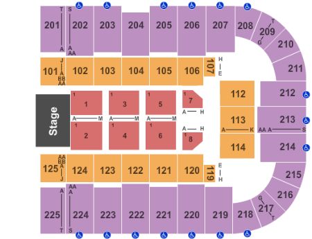 Tucson Arena Tickets And Seating Chart Tucson Arena