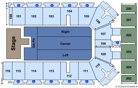 Tyson Event Center Seating Chart