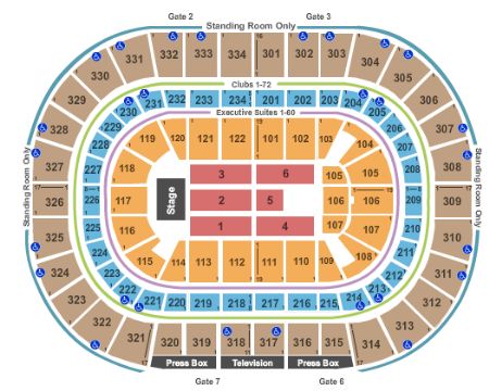 United Center Chicago Seating Chart Bts