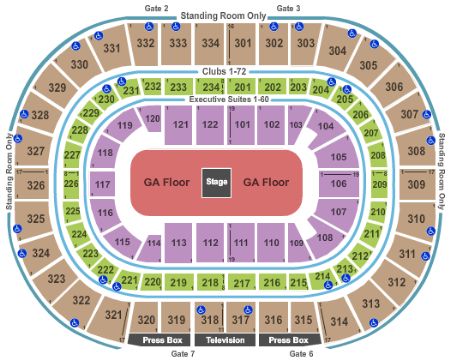 United Center Tickets and United Center Seating Chart - Buy United ...