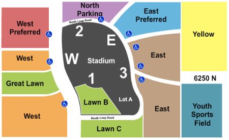 parking stadium phoenix university lots lot az tickets cardinals map arizona seating charts stub glendale capacity gamestub