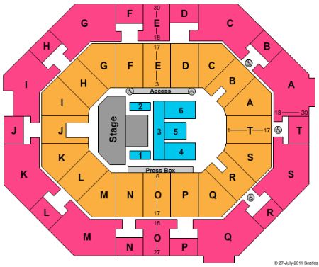 UNO Lakefront Arena Tickets and UNO Lakefront Arena Seating Chart - Buy ...