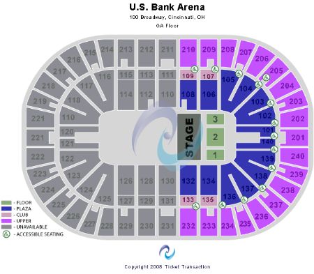 US Bank Arena Tickets and US Bank Arena Seating Chart - Buy US Bank ...