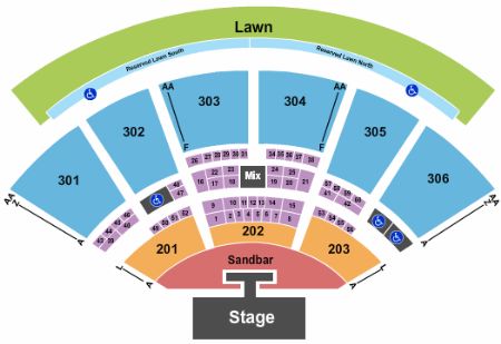 USANA Amphitheatre Tickets and USANA Amphitheatre Seating Chart - Buy ...