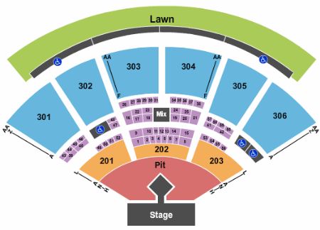 USANA Amphitheatre Tickets and USANA Amphitheatre Seating Chart - Buy ...