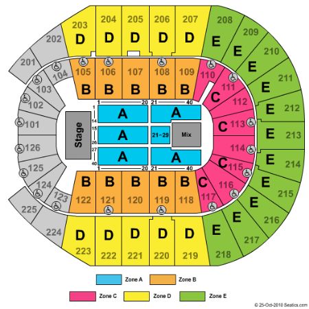 Verizon Arena Tickets and Verizon Arena Seating Chart - Buy Verizon ...