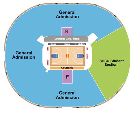 Viejas Arena At Aztec Bowl