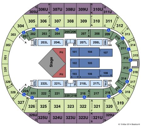 Von Braun Center Arena Tickets and Von Braun Center Arena Seating Chart ...