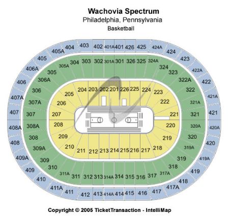 Wachovia Spectrum Tickets and Wachovia Spectrum Seating Chart - Buy