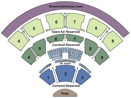 Walnut Creek Amphitheatre Tickets and Walnut Creek Amphitheatre Seating ...