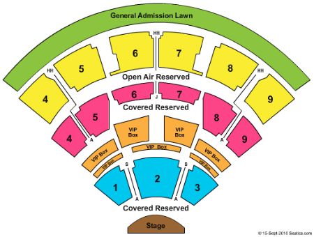 Walnut Creek Amphitheatre Tickets and Walnut Creek Amphitheatre Seating ...