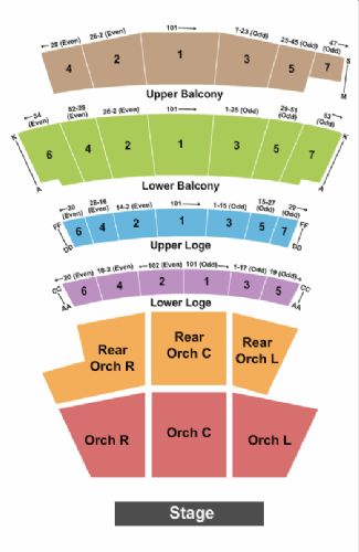 Warfield Tickets and Warfield Seating Chart - Buy Warfield San ...