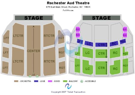 Rochester Auditorium Theatre Tickets and Rochester Auditorium Theatre