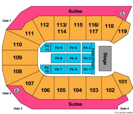 Wfcu Seating Chart Sesame Street