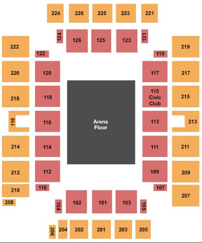 Wicomico Civic Center Tickets And Wicomico Civic Center Seating Chart 