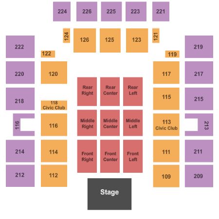 Wicomico Civic Center Tickets and Wicomico Civic Center Seating Chart ...