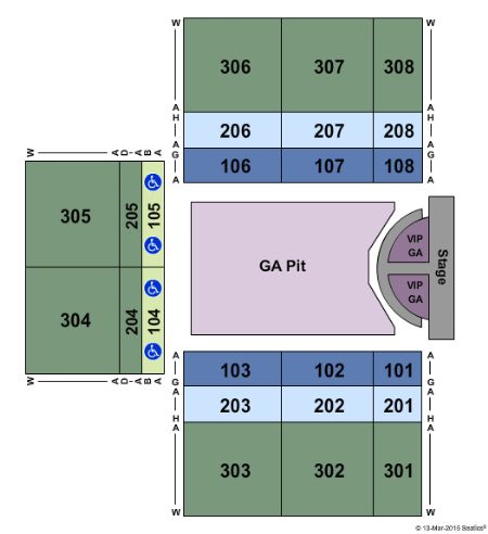 Winstar Concert Seating Chart