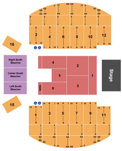 Yakima Valley Sundome Tickets And Yakima Valley Sundome Seating Chart 