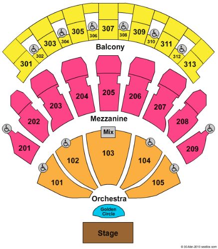 Axis Las Vegas Seating Chart