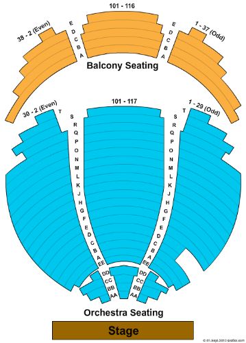 Zellerbach Theater Tickets and Zellerbach Theater Seating Chart - Buy ...